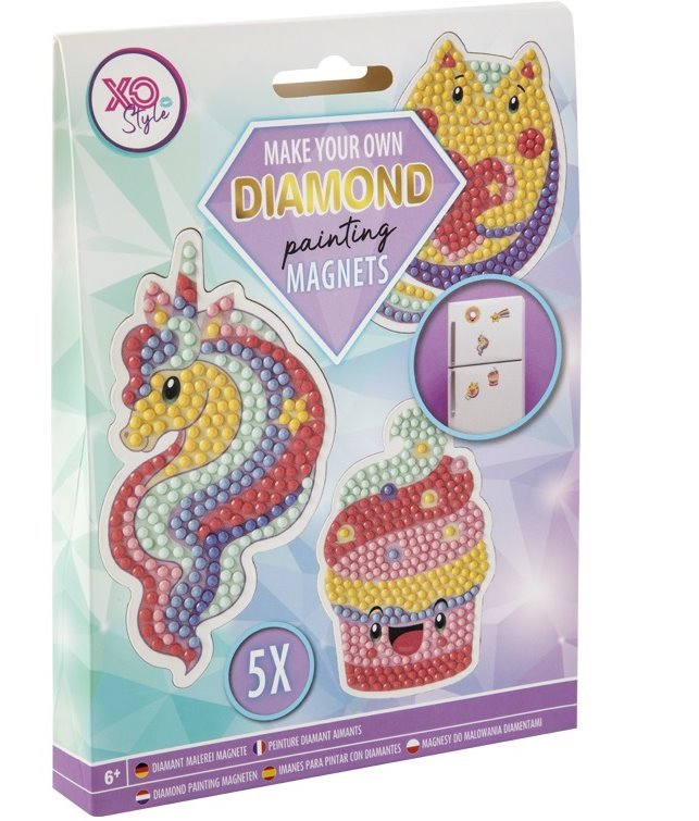 Diamond painting Magneter fantasy 5 stk.